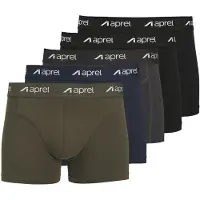 Aprel Boxers bleu marine / gris chiné / olive / noir