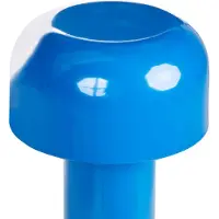 Beliani Led Besos Wireless Table Lamp With Dimmer Metal Blue Lumarko