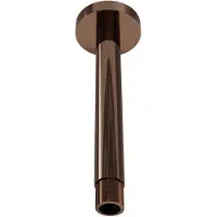 FortiFura Calvi Bras de plafond - rond - 20cm - Cuivre brossé PVD (Cuivre) SW970042