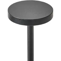 Beliani Lampe à poser moderne avec abat-jour en métal noir