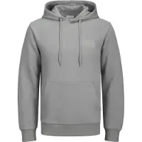 Jack & Jones Sweat-shirt gris / blanc