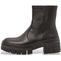 Art pour femme. 113741101003_001 Bottines en cuir 1374 noir (39), 3 à 5 cm, Fermeture éclair, Casuel