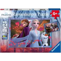 Ravensburger Ensemble de puzzle aventure Disney La Reine des Neiges 2 pour enfants | Puzzles 2 x 24 pices uniques | Jeu de rflexion idal dcou