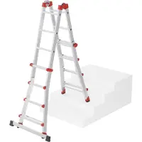 Hailo échelle télescopique multifonction M80 4x4nombre de barreaux