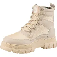 Buffalo Bottines à lacets 'Nova' beige / mastic