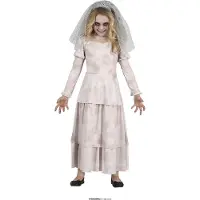 Guirca Ghost Bride Girl Costume Gris 5-6 Years