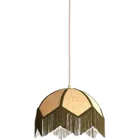 Light & Living Ø Lampe pendante de 35 cm Sulina Raphia avec verdure