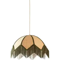 Light & Living Ø Lampe pendante de 45 cm Sulina Raphia avec verdure