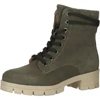 Tamaris Wide Fit Bottines à lacets kaki