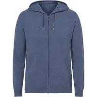 CASH-MERE.CH Vestes en maille bleu-gris