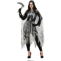 Guirca Grim Reaper Woman Costume Gris L