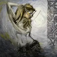 Safaary Voile de danseuse orientale avec peinture marocaine