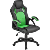 Juskys Chaise de bureau / Chaise de jeu - Montréal - Vert