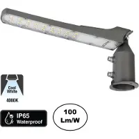 LED line LITE FLAMINGO lampadaire 50W | IP65 | Lumière blanc neutre 4000K | Montage facile | 5000lm, gris