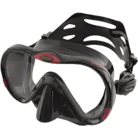 Seac Boss Masque de plongée Mono Verre Adulte Noir/Noir
