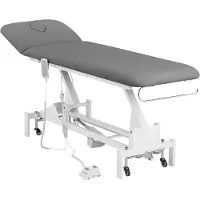 Physa Table de massage électrique - 1 moteur - 100 W - 207 x 68 x 53 - 92 cm - 200 kg - Gris, Blanc