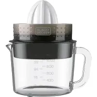 Black & Decker BXCJ30E Centrifugeuse 30 W Noir, Transparent