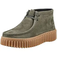 Clarks Bottines à lacets vert foncé
