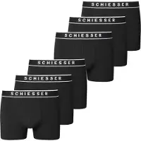 Schiesser Boxers ' 95/5 Organic Cotton ' noir