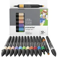 Winsor & Newton PROMARKE BL 12+1 PROMARKER MANGA PACK 1