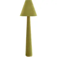 Light & Living Lampe de pied Devia Ø 50cm - velours - vert