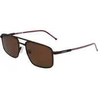 Lacoste L255S MATTE BROWN 56/19/145 Lunettes de soleil pour homme