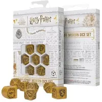 Q-workshop Harry Potter Pack Dés Hufflepuff Modern Dice Set - Yellow (7)