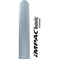 Impac Pneu pour fauteuil roulant 22 X 1 3/8 (37-501) Gris