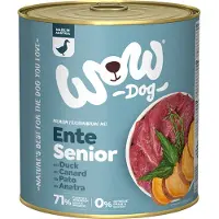 Wow 6x 800g Senior Ente Hundefutter nass