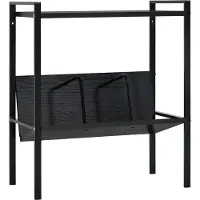 vidaXL Bibliothèque 2 niveaux Noir 52x28x59 cm bois d'ingénierie