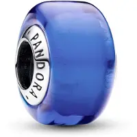 Pandora Verre de Murano bleu Mini, (Verre de Murano)