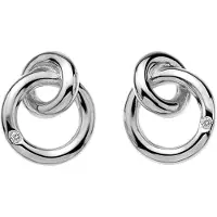Hot Diamonds Boucles d'oreilles Eternity - FR308, (Argent 925)