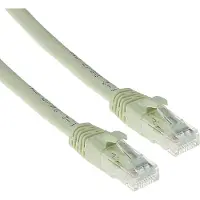 ACT Ivory 5 mètre U/UTP CAT6 patch cable snagless with RJ45 connectors