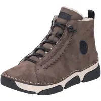 Rieker Bottines à lacets marron / noir