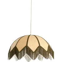 Light & Living Ø Lampe pendante de 55 cm Sulina Raphia avec verdure
