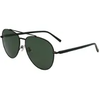 Ferragamo Lunettes de Soleil - - SF316S - Aviator - Métal - Noir mat 61/16/145