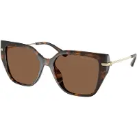 Michael Kors Lunettes de soleil 'ST. BARTHS' beige foncé / marron / curry