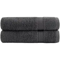 vidaXL Serviettes de bain de qualité supérieure SOLUND 2 pcs
