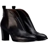 Wonders pour femme. L-1112 Sorrento Leather Ankle Boots noir (39), Cuir, 5 à 8 cm, Aucun, Casuel