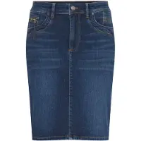 Pulz Jeans Jupe 'Karolina' bleu denim