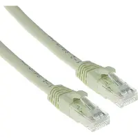 ACT Ivory 2 mètre U/UTP CAT6A patch cable snagless with RJ45 connectors