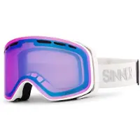 Sinner Masque de Ski Sinner Olympia + Matte White Double Full Pink Sintrast Vent