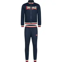 Lonsdale Survêtement 'Poolewe' beige clair / bleu marine / canneberge
