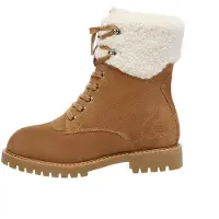 EVER AU Bottines à lacets 'Sittella' marron châtaigne