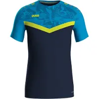 Jako T-Shirt fonctionnel bleu / bleu foncé / jaune