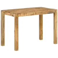 vidaXL Table de salle à manger 110x55x76 cm en bois massif de manguier