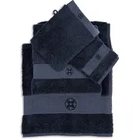Kayori Serviette de Toilette Kayori Sento Bleu Marine (60 x 110 cm)