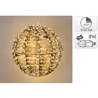 PerfectLED Sfera Con 300 Microled, Ø30cm, Bianco Caldo, Natale, Luci Di Natale