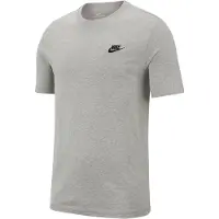 Nike T-Shirt 'Club' bleu marine / gris chiné