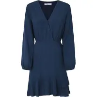 Pepe Jeans pour femme. PL953610 Robe marine Kendall (S), Casuel, Viscose, Manche longue